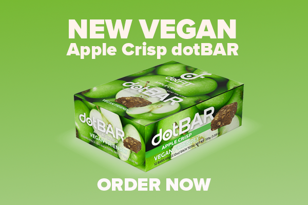 New Vegan Apple Crisp dotBAR